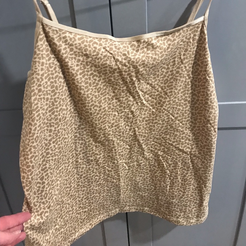 Animal print cami